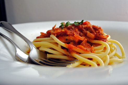 Ricetta Bucatini All’amatriciana (13) – Primo