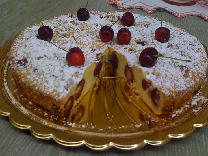 Ricetta Torta Di Ciliegie Con Granelli – Dessert