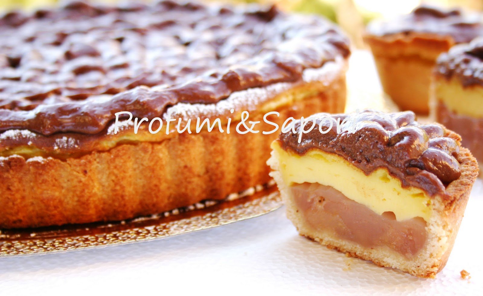 Ricetta Crostatina Con Banane E Salsa Al Cacao Amaro – Dessert