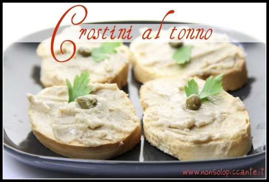 Ricetta Crostini Al Tonno – Antipasto