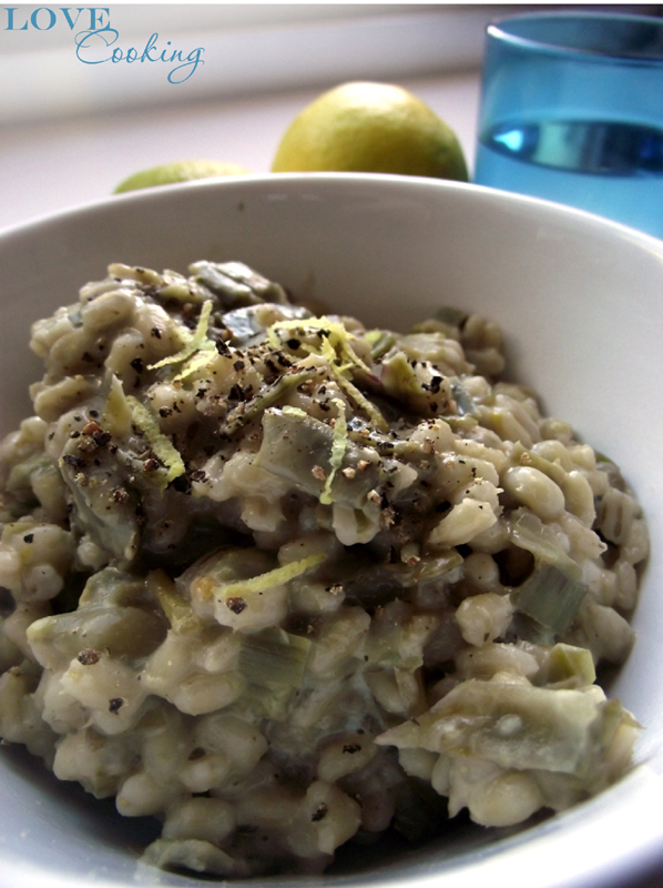Ricetta Risotto D’orzo Con Carciofi – Primo