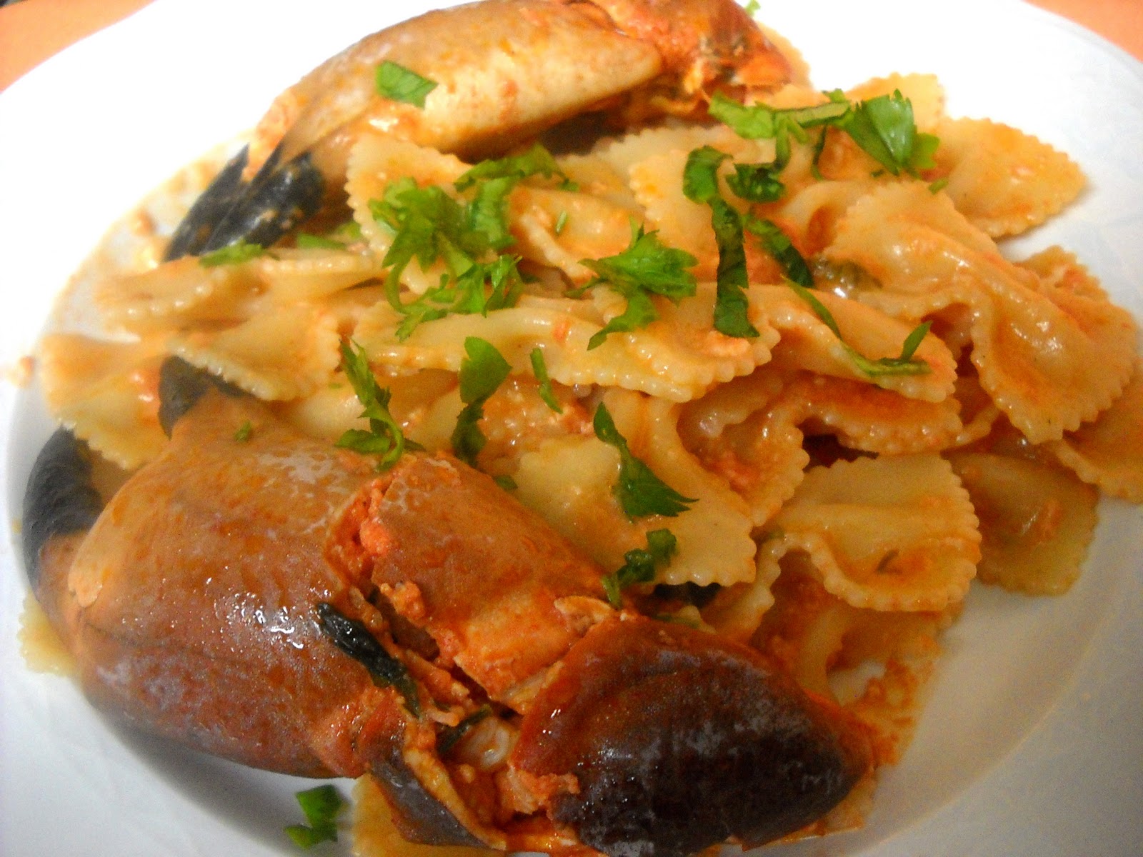 Ricetta Farfalle Al Granchio – Primo
