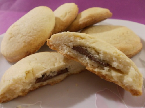 Ricetta Biscottini Di Pasta Frolla Farciti Di Nutella – Dessert