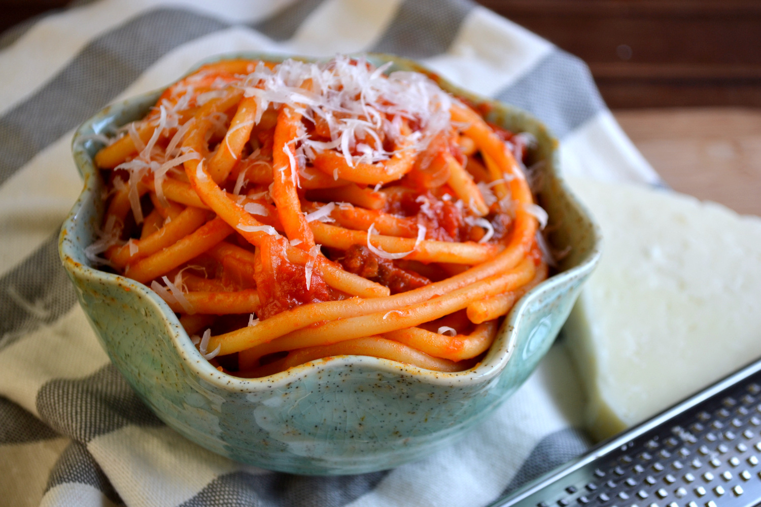Ricetta Bucatini All’amatriciana (8) – Primo