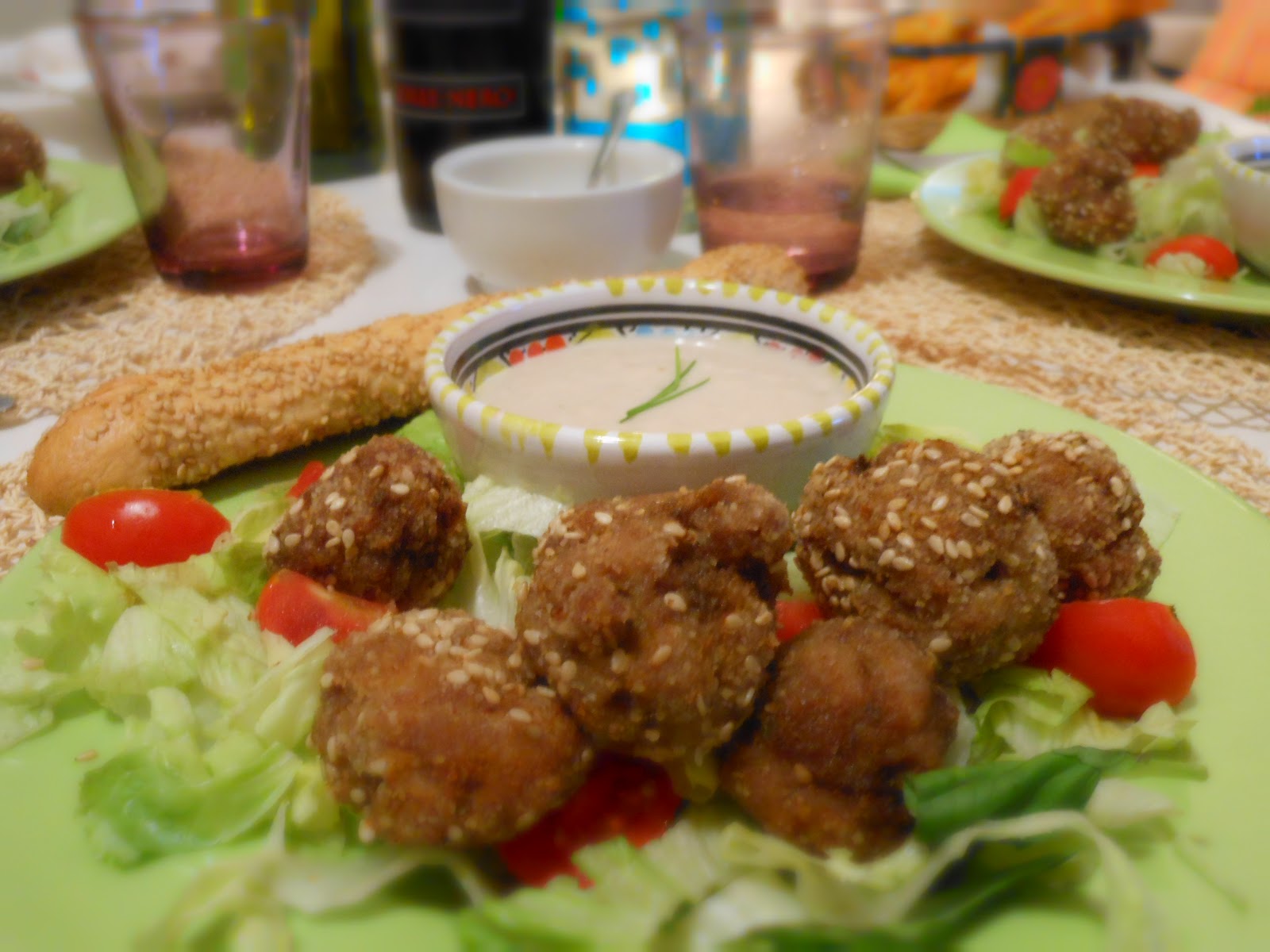 Ricetta Bocconcini Di Macinato Al Sesamo Con Crema Di Finocchi – Carne