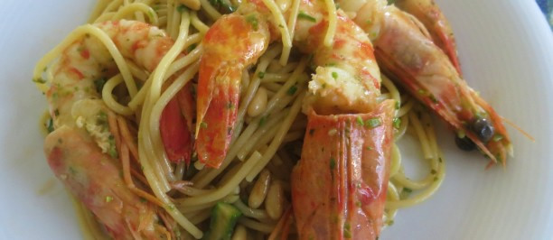 Ricetta Spaghetti Con Mazzancolle E Punte Di Asparagi – Primo