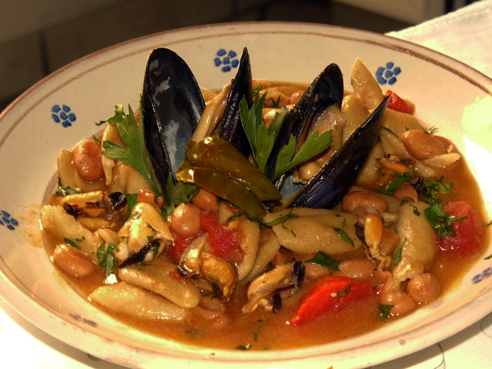 Ricetta Fagiolini Sgranati Verdi Con Frutti Di Mare – Antipasto