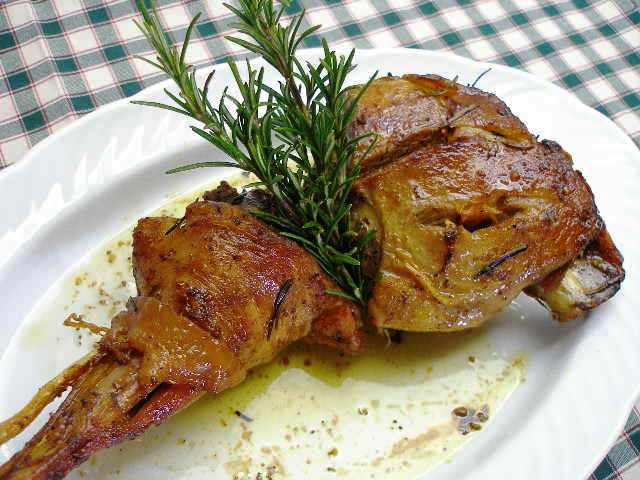 Ricetta Cosciotto D’agnello Arrosto (2) – Carne