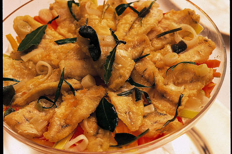 Ricetta Filetti Di Pesce Persico In Carpione – Pesce