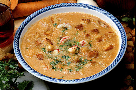 Ricetta Zuppa Di Gamberi Di Fiume – Primo