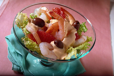 Ricetta Cocktail Di Pompelmi E Scampi – Antipasto