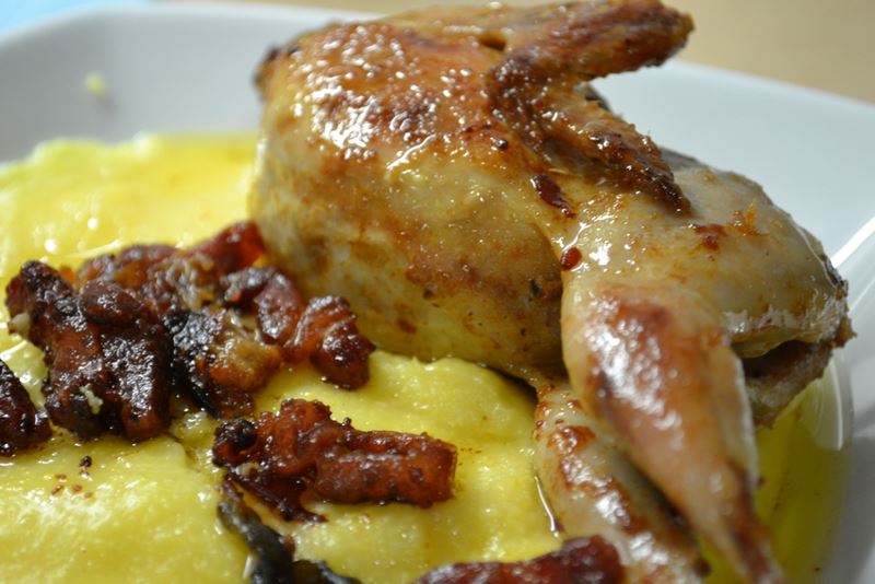 Ricetta Quaglie Al Forno Con Radicchio Trevigiano – Pollame