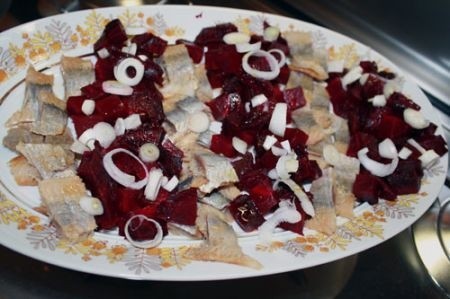 Ricetta Insalata Di Aringhe Con Barbabietole Rosse – Antipasto