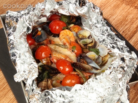 Ricetta Orata Ai Frutti Di Mare In Cartoccio – Pesce