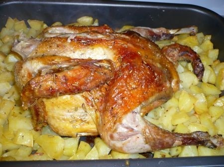 Ricetta Faraona Arrosto – Pollame