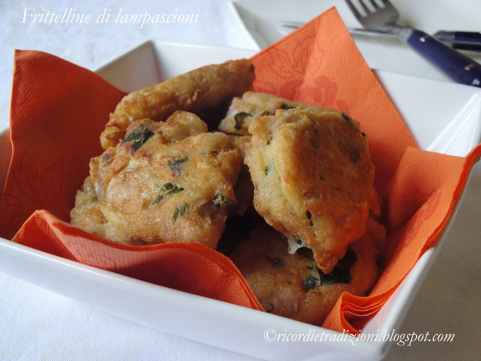 Ricetta Frittelle Di Muscari – Antipasto