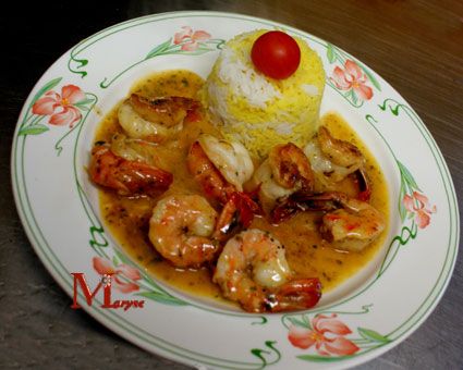 Ricetta Gamberetti Flambè – Pesce