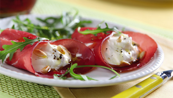 Ricetta Involtini Di Bresaola E Caprino – Antipasto