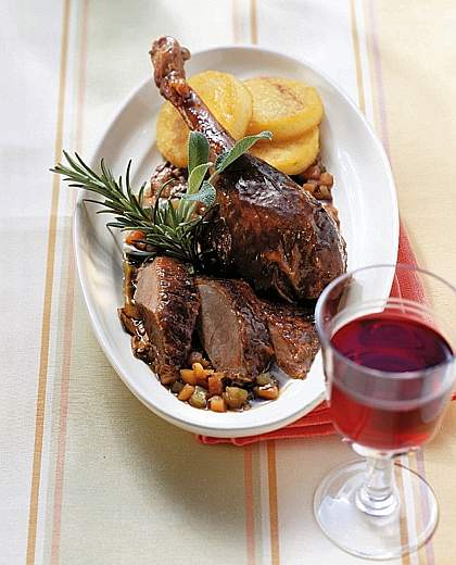 Ricetta Anatra Al Vino Rosso – Pollame
