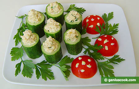 Ricetta Cetrioli Farciti Al Tonno – Antipasto