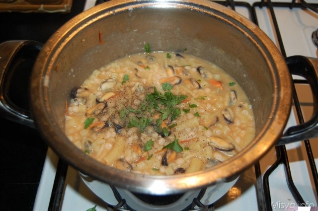 Ricetta Pasta E Fagioli Con Le Cozze – Primo