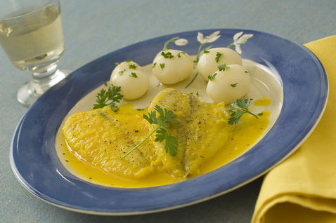 Ricetta Sogliole Allo Zafferano – Pesce