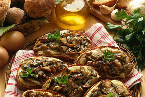 Ricetta Crostoni Ai Funghi (2) – Antipasto
