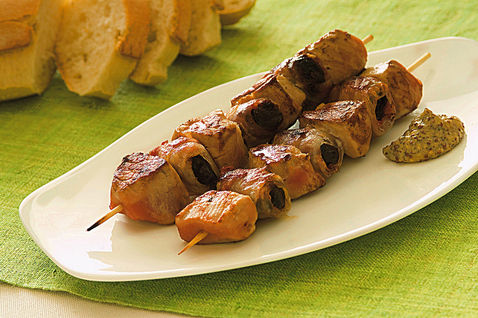 Ricetta Spiedini Di Maiale Alle Prugne – Carne