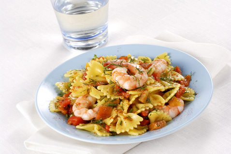 Ricetta Pennette Gamberi E Peperoni – Primo