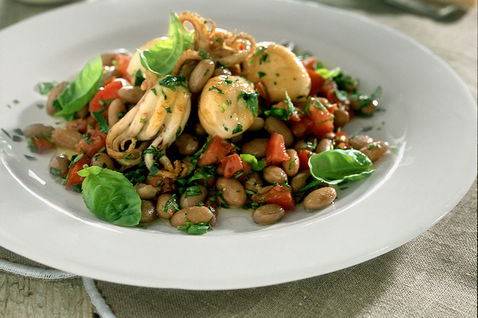 Ricetta Insalata Di Moscardini E Fagiolini – Antipasto