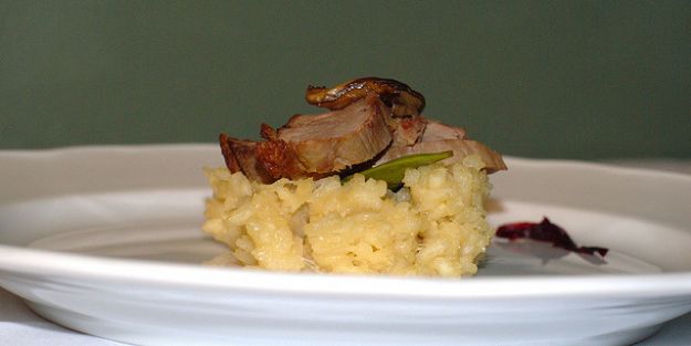 Ricetta Petto D’anatra Con Gallette Di Riso – Pollame