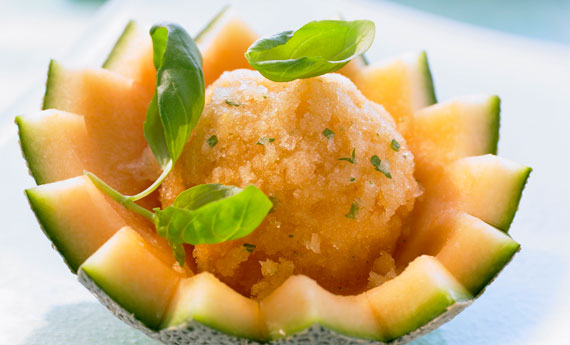sorbetto al melone ricetta