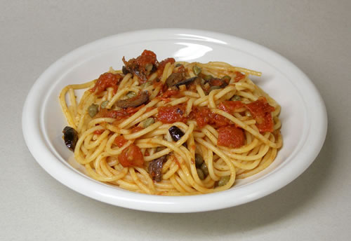 Ricetta Spaghetti Alla Puttanesca (4) – Primo