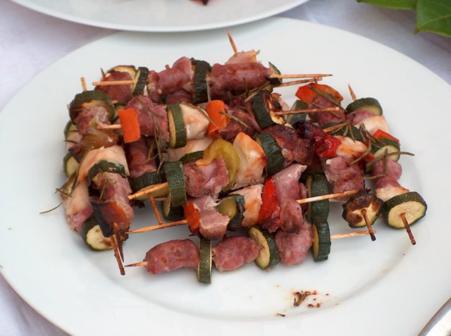Ricetta Spiedini Misti – Carne