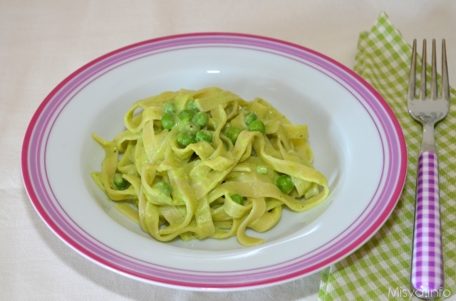 Ricetta Lasagnette Alla Crema Di Piselli – Primo