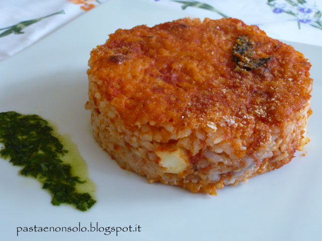 Ricetta Timballo Di Riso Con Melanzane – Primo