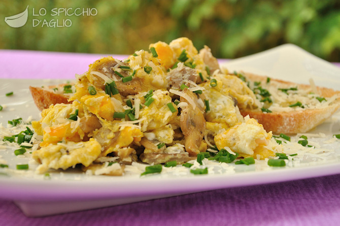 Ricetta Uova Ai Funghi – Contorno