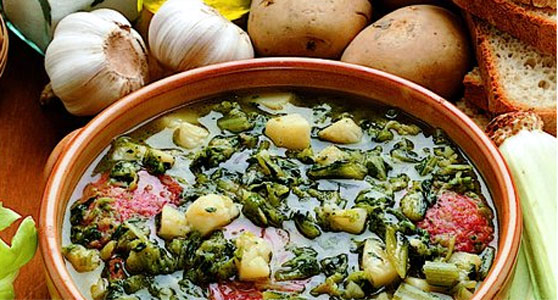 Ricetta Minestra Di Patate E Cicoria – Primo