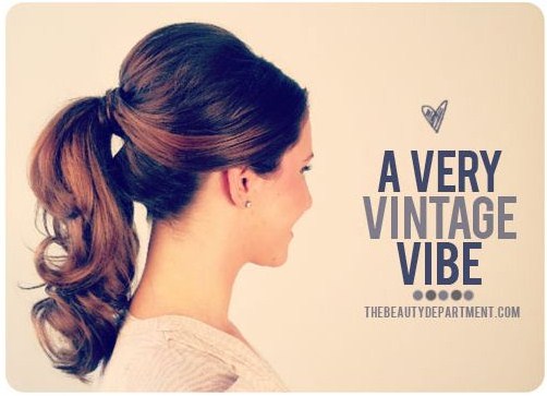 coda di cavallo vintage