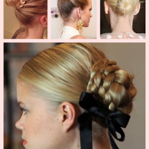 chignon treccia Fotor Collage