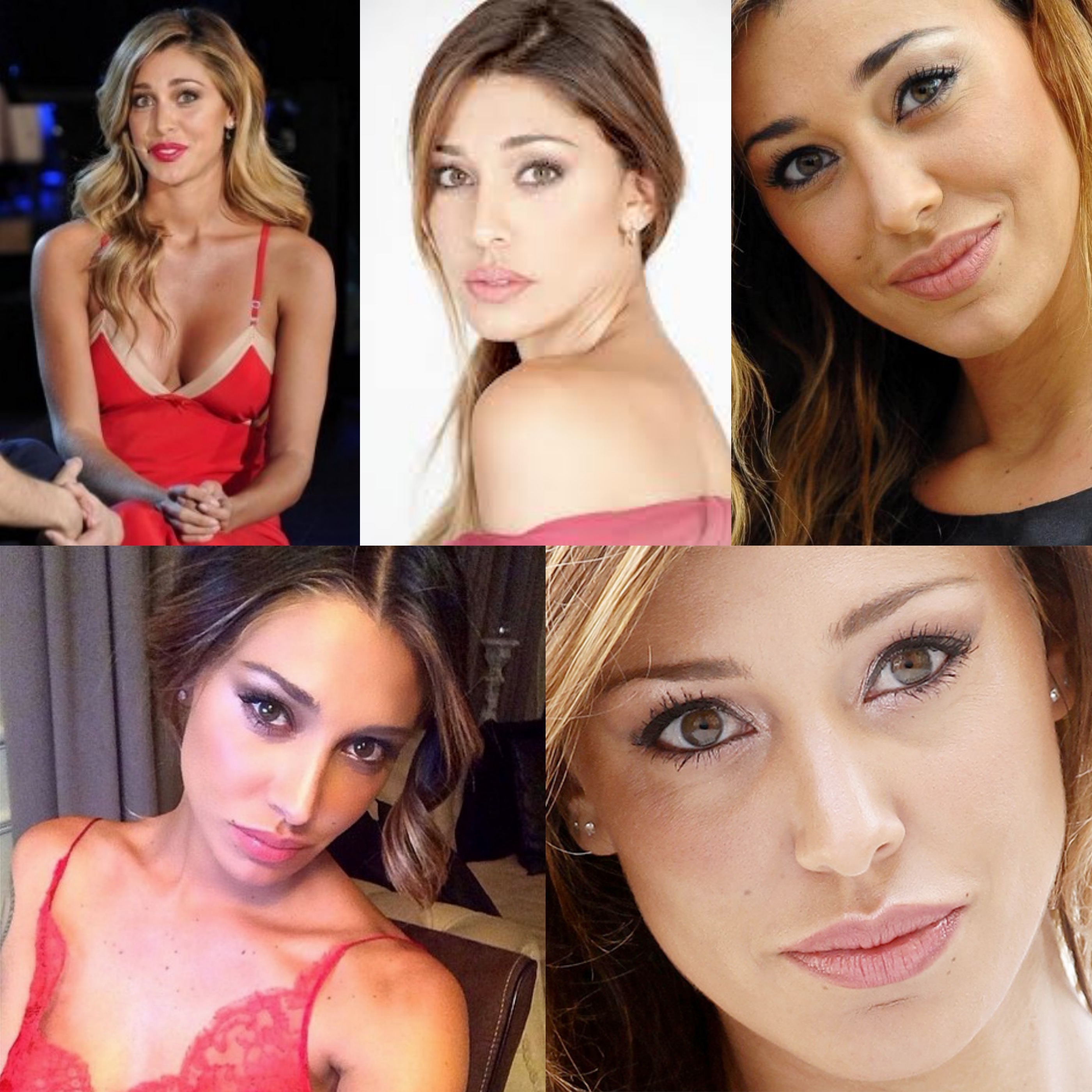 belen rodriguez bionda e make up Fotor Collage