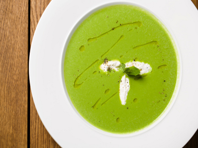 ricette vegetariane light la zuppa di piselli