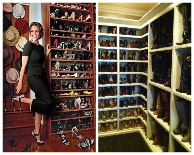 la scarpiera di jessica alba