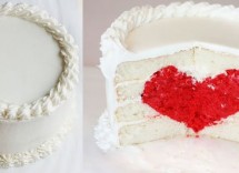 Cinque decorazioni per torte San Valentino