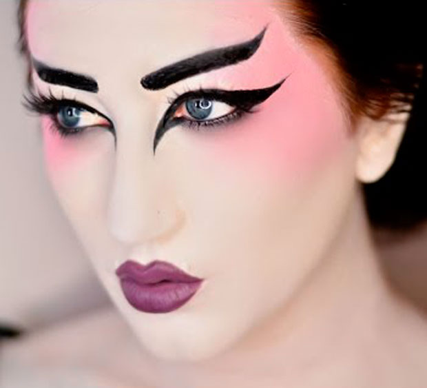 Tutorial trucco da geisha per Carnevale 2015
