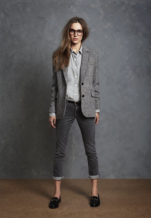 Come abbinare mocassini neri a jeans skinny