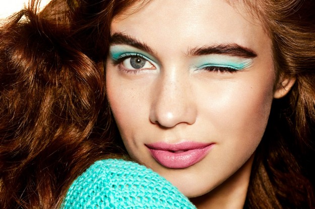 Tutorial trucco pastello azzurro primavera 2015