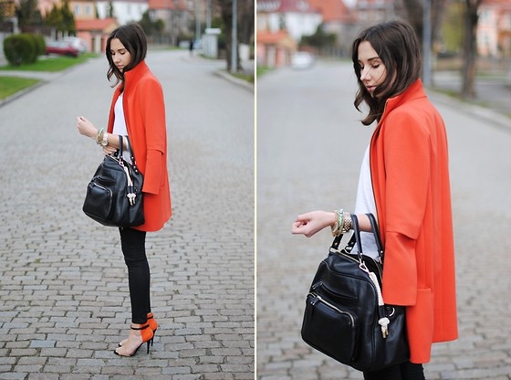 cosa abbinare a cappotto arancione