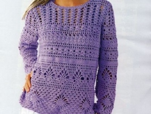 pullover fantasia uncinetto