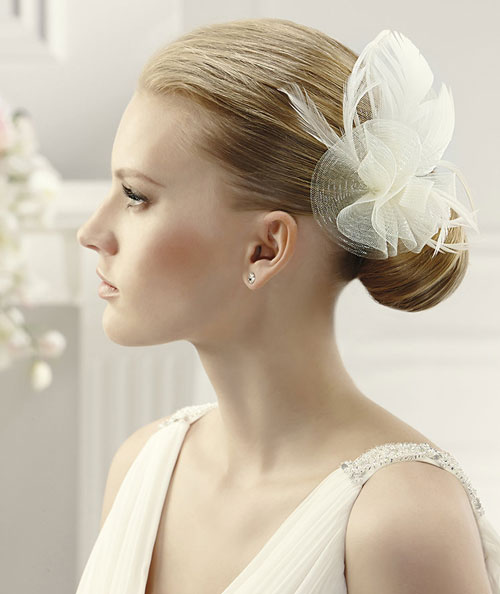 acconciatura sposa 2014 chignon basso pronovias